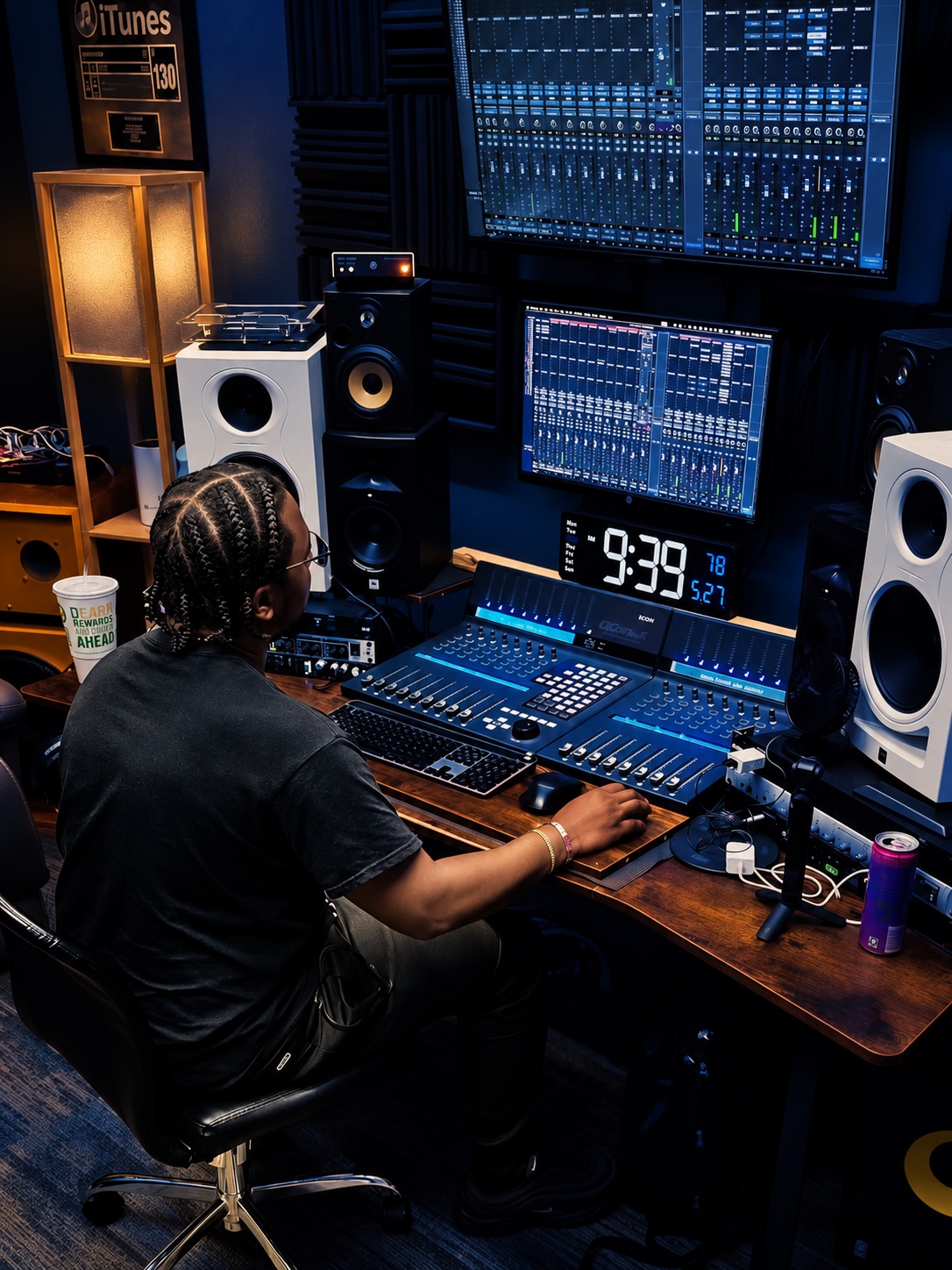 Studio A control room